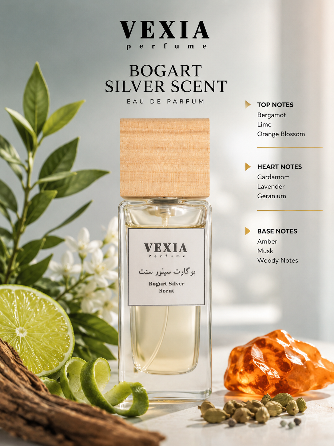 عطر مردانه بوگارت سیلور سنت 30 میل برند وکسیا | اکسترا پرفیوم
